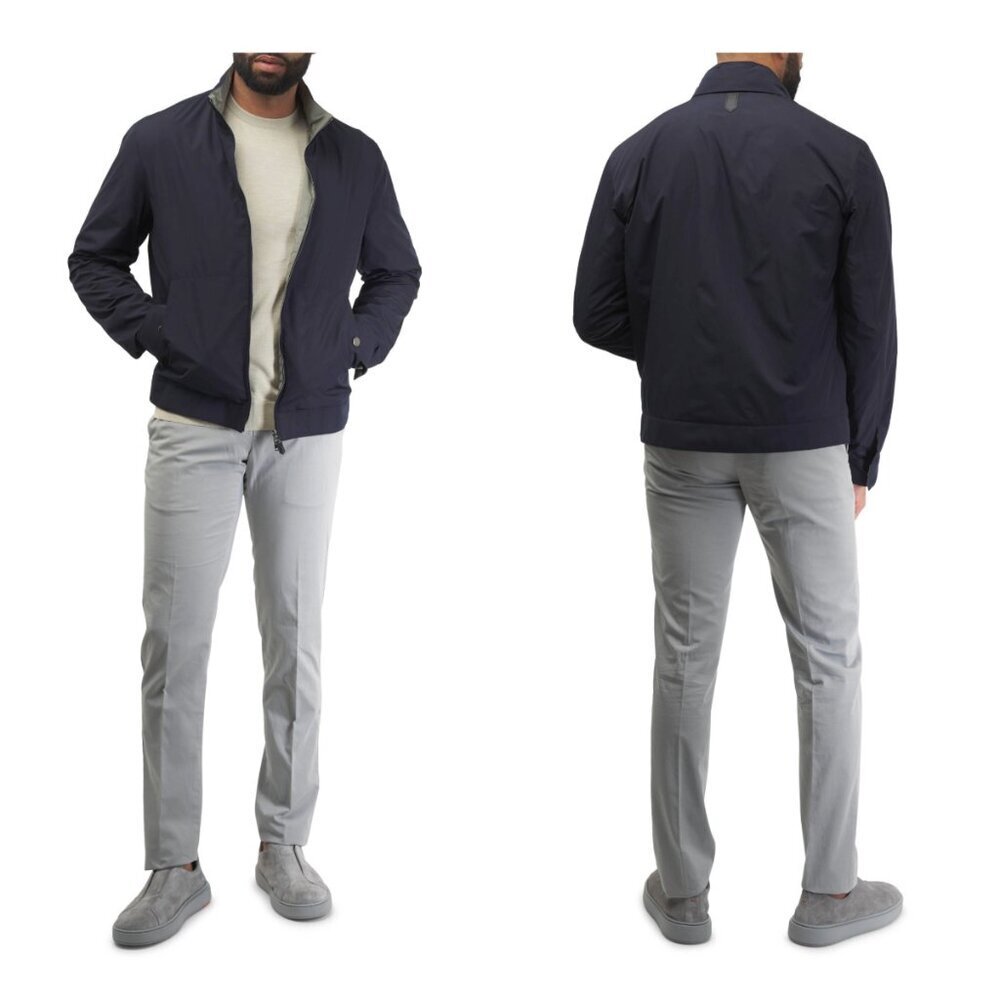 PT Torino Men's Slim Cotton Pebble Stone Chino Pants